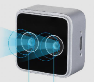 Gemini 305 3D stereo vision camera front view compact design
