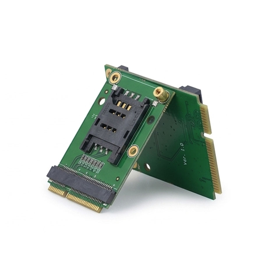 Mini PCIe to Mini PCIe Adapter Card Slot 3G/4G WWAN Module - side image