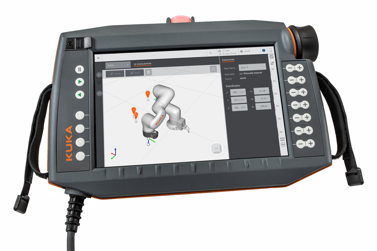 KUKA smartPAD pro, Capacitive Touchscreen Teach Pendant