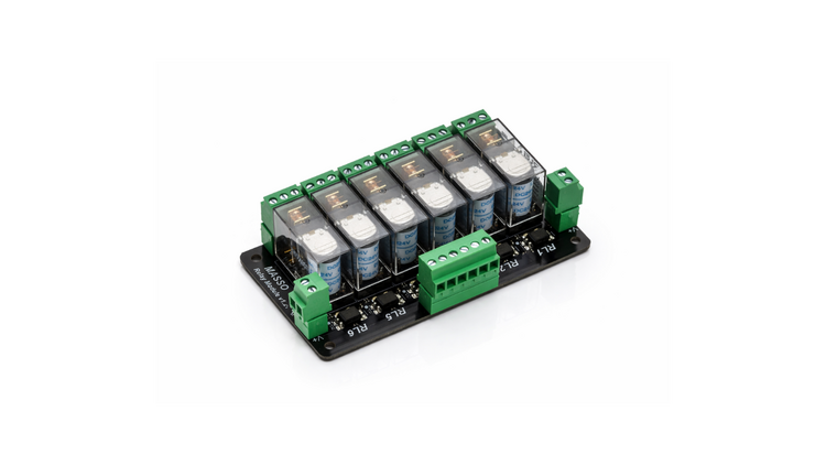 MASSO Relay Module opto-isolated, 6-channel electrical interface