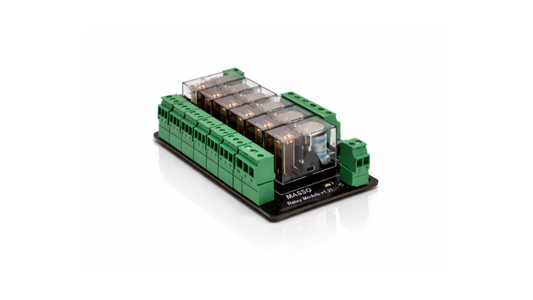 MASSO Relay Module opto-isolated, 6-channel electrical interface