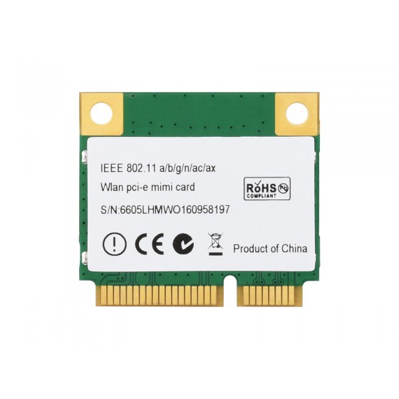 Waveshare Wireless-MINIPCIE-AX210 Tri-Band Wi-Fi 6E, 802.11AX Standard