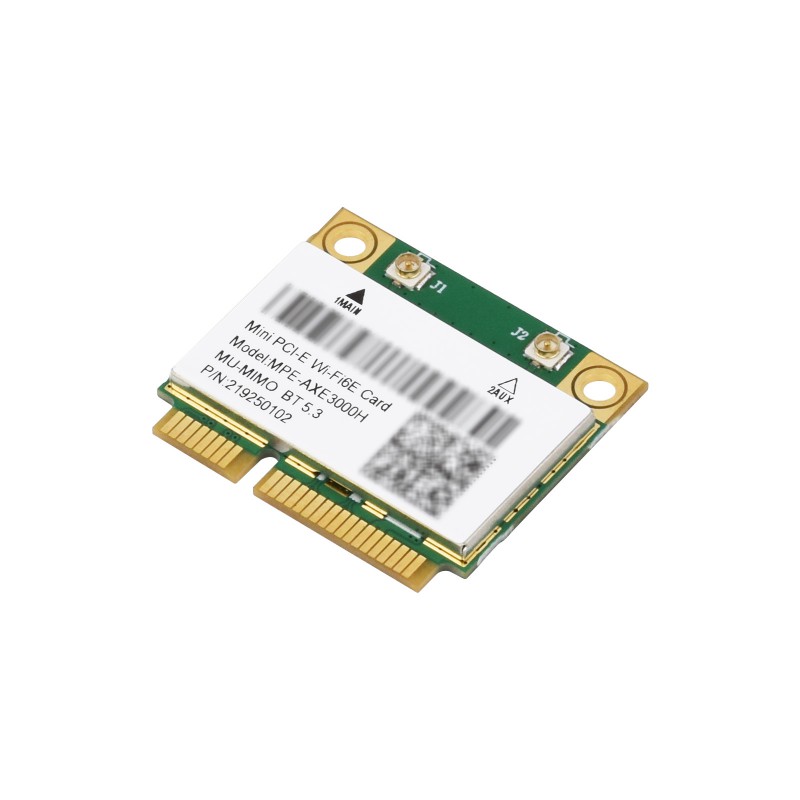 Waveshare Wireless-MINIPCIE-AX210 Tri-Band Wi-Fi 6E, 802.11AX Standard