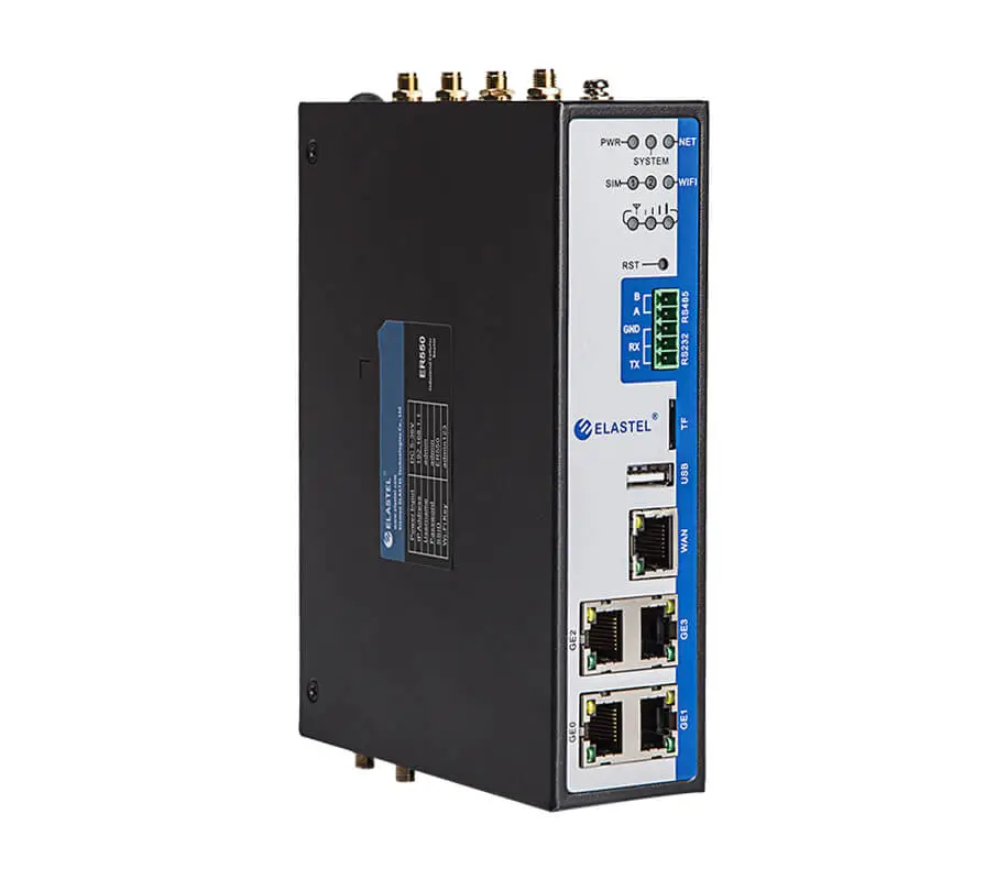 Elastel ER550 Industrial Dual-SIM 5G Router