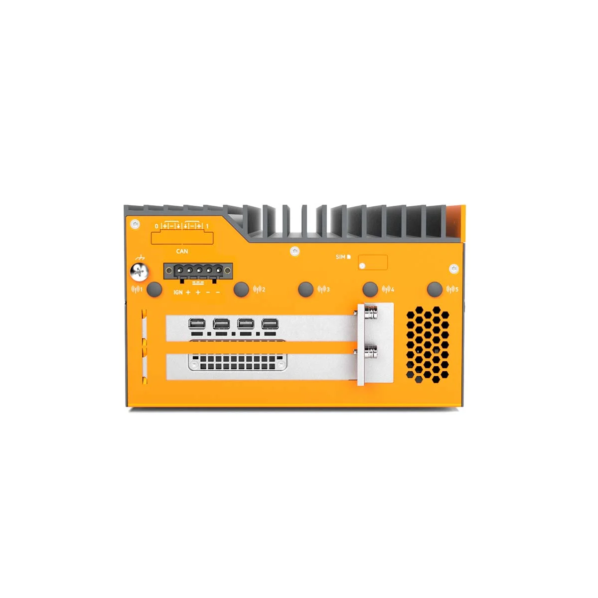 OnLogic Karbon 524 Rugged Fanless Industrial Computer with GPU/PCIe Expansion