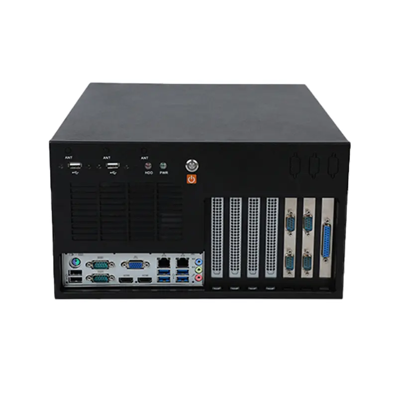 SINSMART H420E chipset rugged IPC Wall Hanging industrial pc 64G 6com 9usb