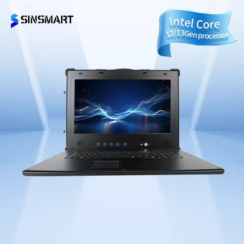 SINSMART 17.3inch 12/14th Core Flip-down  industrial portable computer