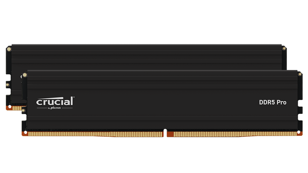 Crucial Pro (CP2K64G56C46U5), 2 x 64 GB, 128 GB DDR5 5600 MHz DIMM Memory