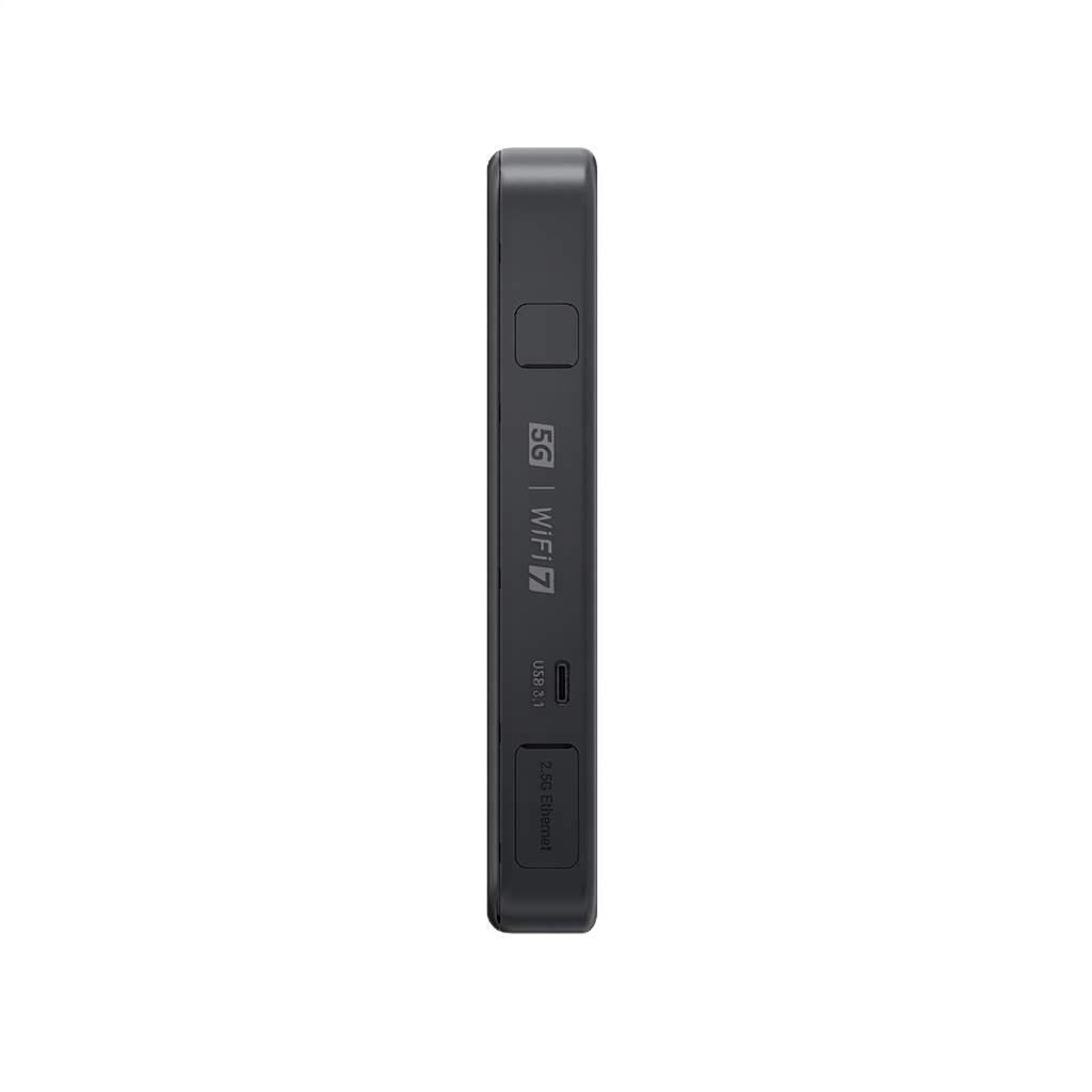 GL.iNet Mudi 7 5G NR router with display screen image