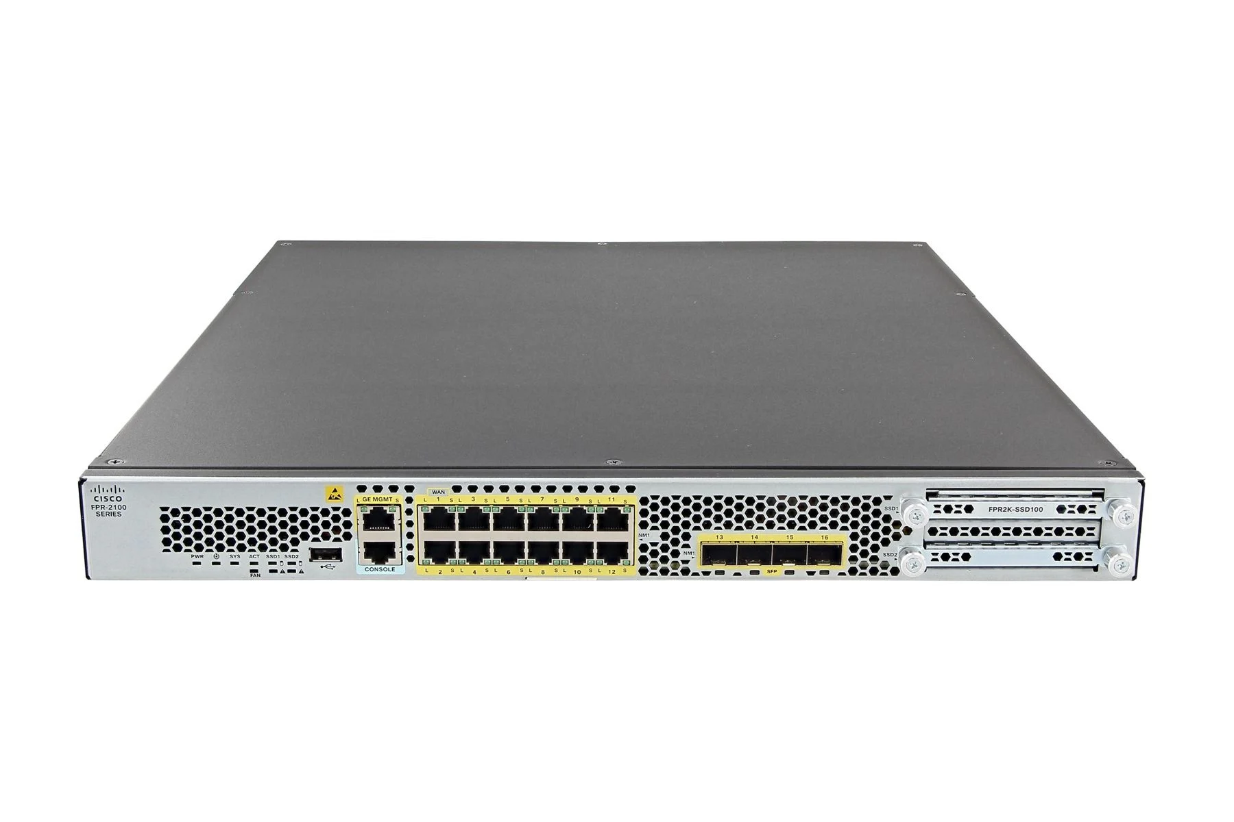 Cisco Firepower 2110, 2.6Gbps 1U Rack Mounting Next-Gen Firewall