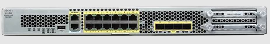 Cisco Firepower 2110, 2.6Gbps 1U Rack Mounting Next-Gen Firewall
