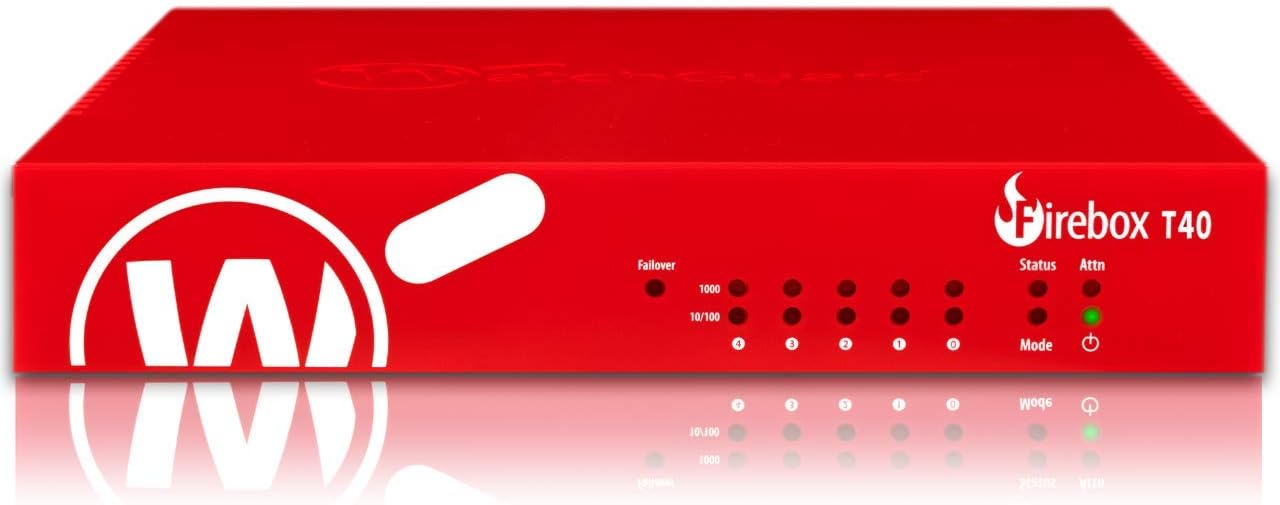 WatchGuard Firebox T40 3.4Gbps Network Security Appliance
