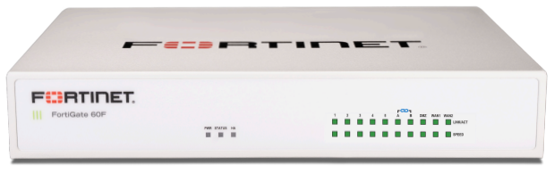 FortiGate 60F, 1.4 Gbps IPS Throughput Next-Gen firewall & SD-WAN appliance