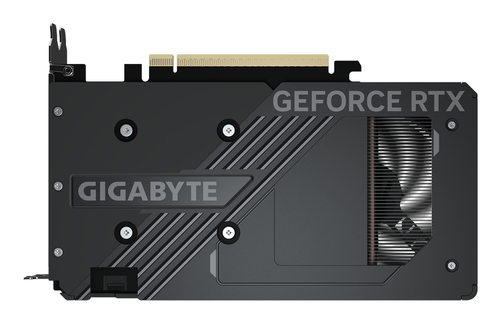 GIGABYTE 8GB GDDR6 RTX 5050 PCIe 5.0 graphics card side view