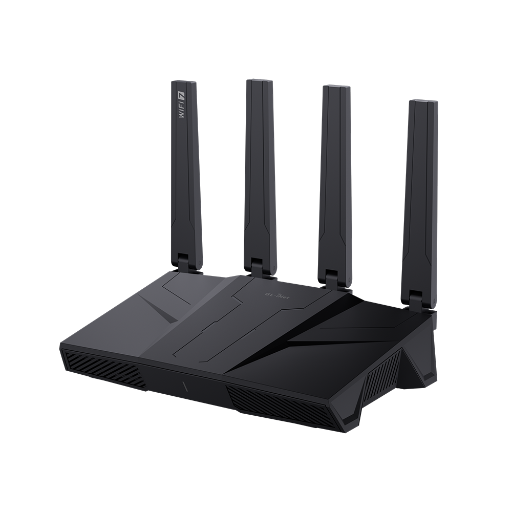 GL.iNet Flint 3 (GL-BE9300) Tri-band Wi-Fi 7 Home Router