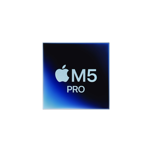 Apple MacBook Pro M5 Pro silver laptop side angle close up
