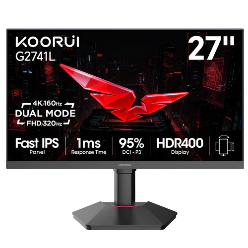 KOORUI CHOIR G2741L 27-inch IPS 4K UHD Dual-Mode Gaming LCD Monitor