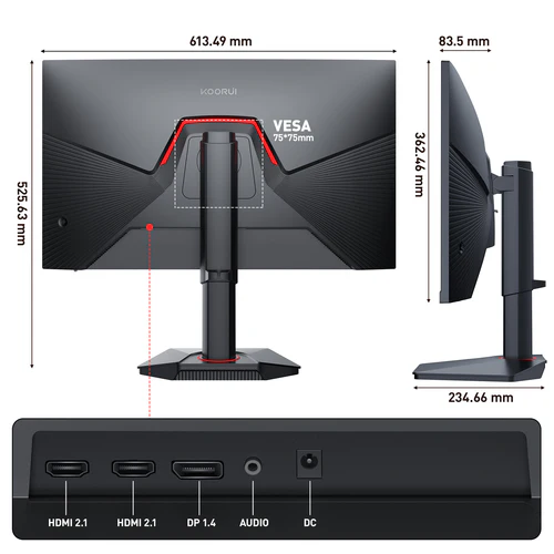 KOORUI CHOIR G2741L 27-inch IPS 4K UHD Dual-Mode Gaming LCD Monitor