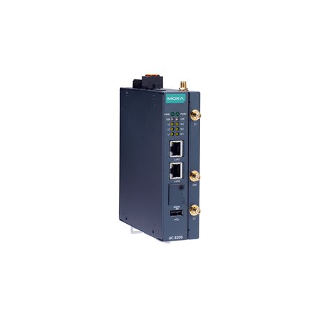 Moxa UC-8200 Series (UC-8220-T-LX) Arm Cortex-A7 dual-core 1 GHz IIoT gateway