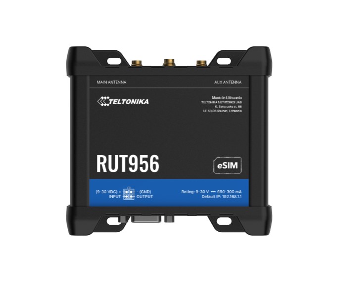 Teltonika RUT956 4G LTE upto 50UL Mbps INDUSTRIELLER MOBILFUNK-ROUTER
