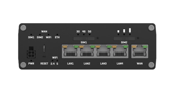 Teltonika RUTX50, 256 MB RAM Industrial 5G Sub-6GHz ROUTER