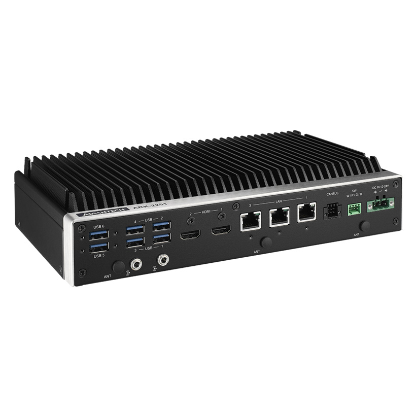 Advantech ARK-2251-S7A1, Core i7-1365UE, DDR5 4800 MHz, 1.7GHz Embedded PC