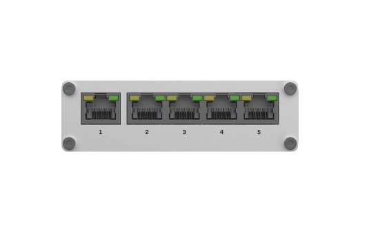 Teltonika TSW110000000, 10Gbps, 5 x RJ45 ports, L2 unmanaged Ethernet switch