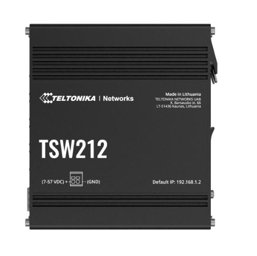 Teltonika TSW212000000, 20Gbps, Industrial L2 Managed Ethernet Switch