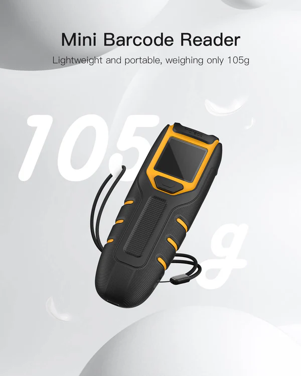 Inateck BCST-47, 640 x 480 CMOS 2D Portable Barcode Scanner, 2600mAh battery
