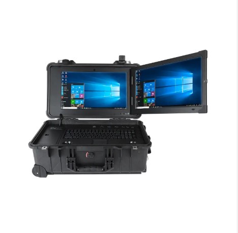 SINSMART SIN-S1427CT-R68E 17.3inch 64GB Dual-Screen Portable PC Rugged Laptop
