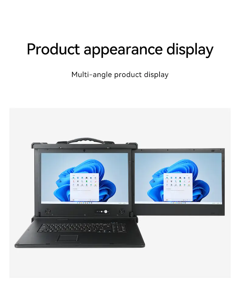 SINSMART SIN-S1427AD-Q670 17.3inch Dual-screen Flip-down Rugged Portable Laptop