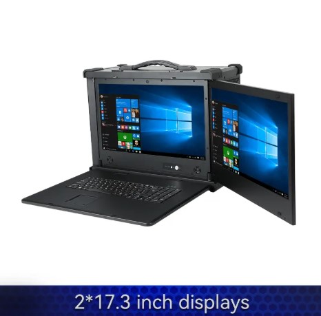 SINSMART SIN-S1427AD-Q670 17.3inch Dual-screen Flip-down Rugged Portable Laptop