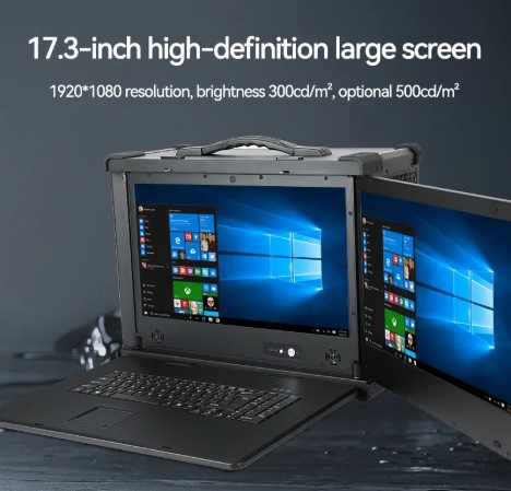 SINSMART SIN-S1427AD-Q670 17.3inch Dual-screen Flip-down Rugged Portable Laptop