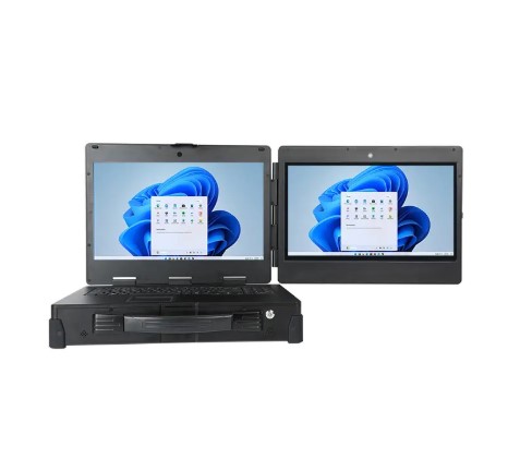 SINSMART SIN-S1425CU-H110 15.6" Dual-screen H310C Rugged Portable Laptop PC