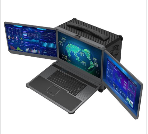 SINSMART SIN-D177-WW480MA 17.3 Inch Three-Screen Portable Rugged Laptop