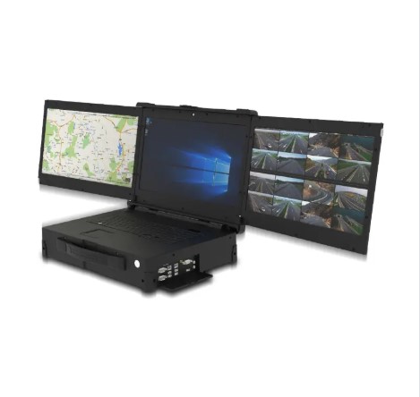 Sinsmart SIN-U1713-JQ470, 17.3" Triple Screen Rugged Portable Laptop Workstation