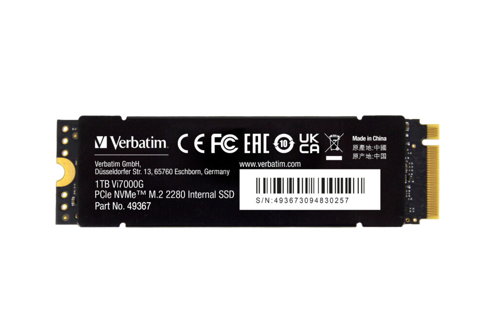 Verbatim Vi7000G PCIe NVMe M.2 SSD 1TB