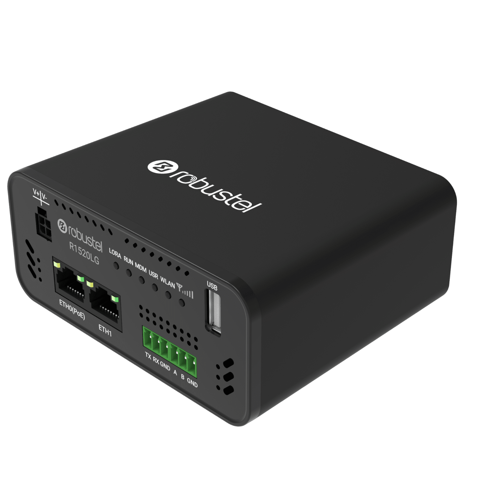 Robustel R1520LG LoRaWAN gateway with 4G/LTE, Wi-Fi and integrated LNS