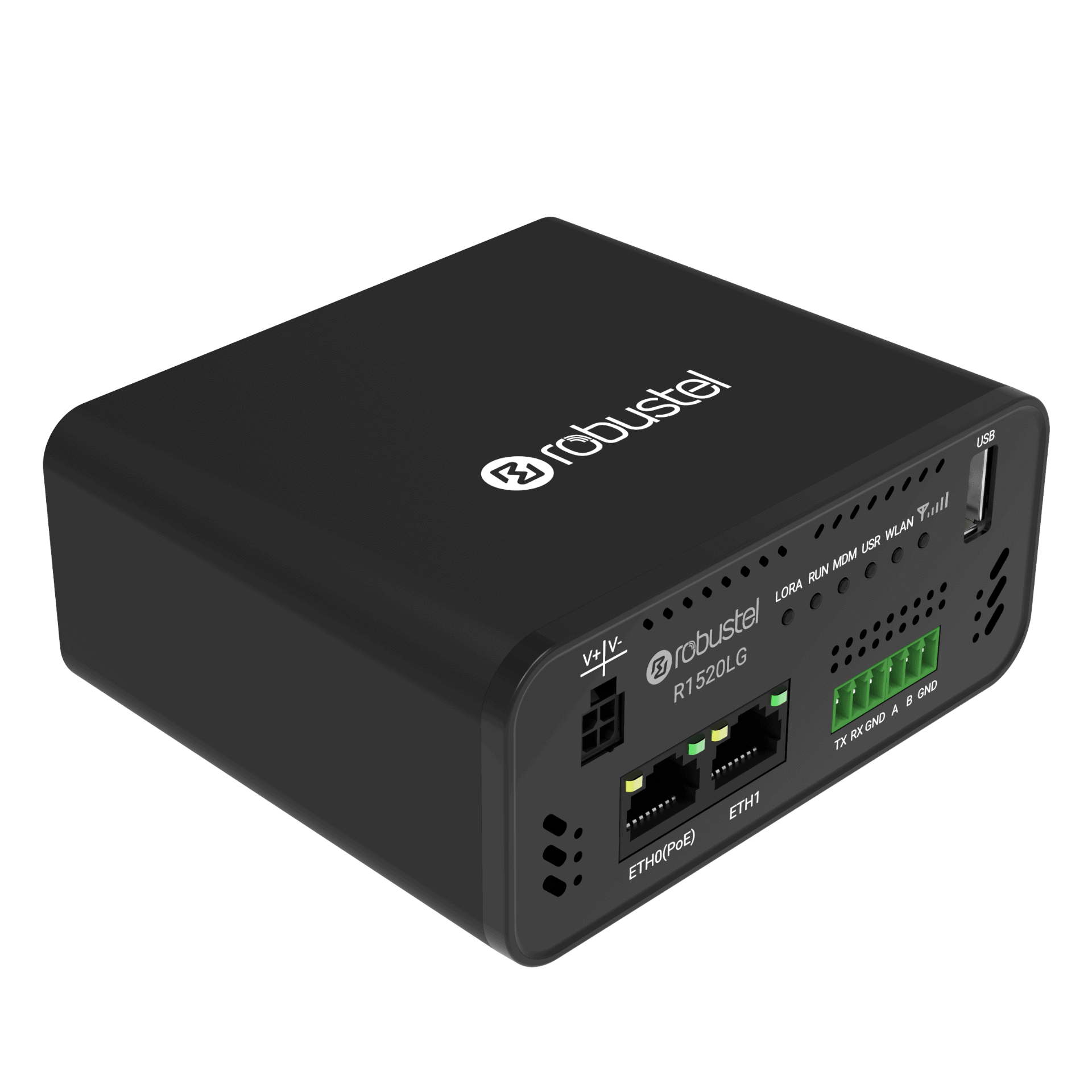 Robustel R1520LG LoRaWAN gateway with 4G/LTE, Wi-Fi and integrated LNS