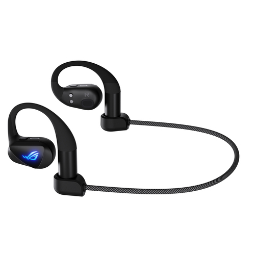 ASUS ROG Cetra Open Wireless gaming earbuds front view