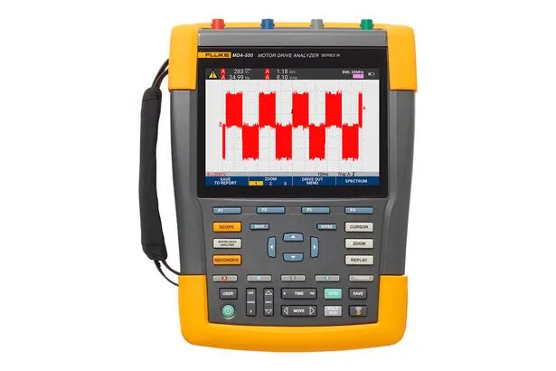 Fluke MDA-550-III Motor Drive Analyzer, 4 Channel, 1000V 500MHz Guided Setup