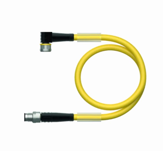 Turck PKW3M-1-PSG3M/TEY Actuator and Sensor Cable, PVC Extension Cable