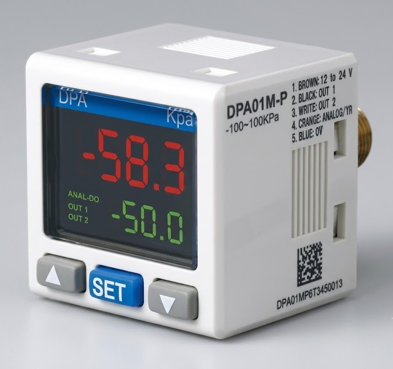 Delta Electronics DPA01M-P, -100~100kPa, NPN Output, Digital Pressure Sensor