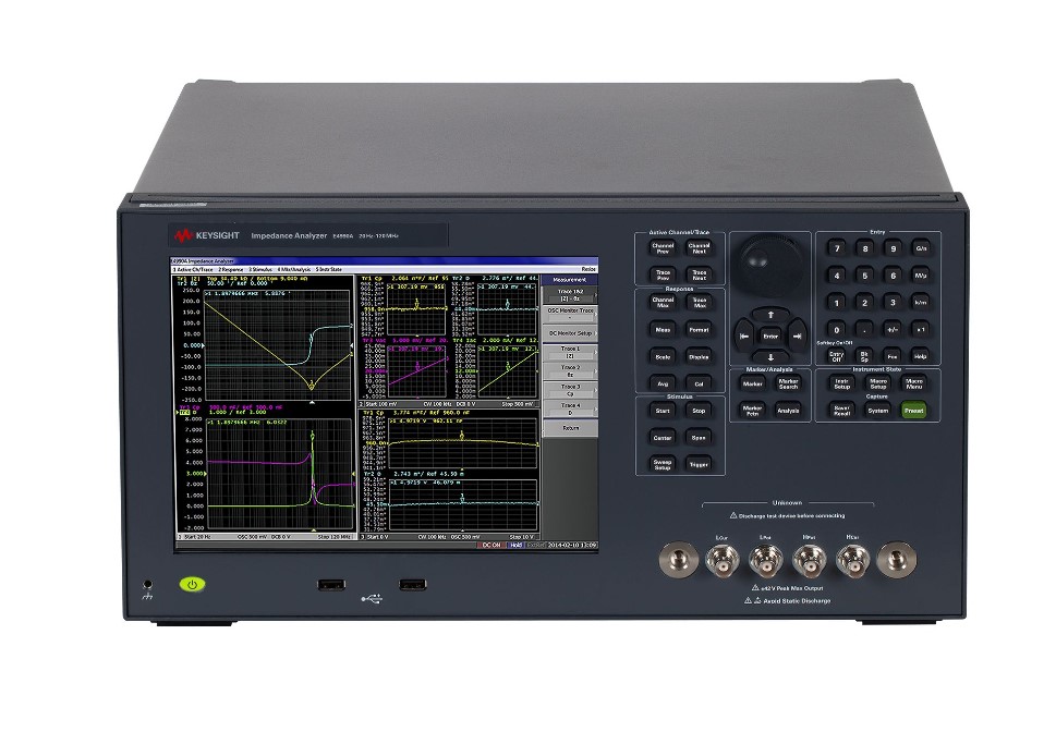 Keysight E4990A-120, 10.4-inch color LCD, Impedance Analyzers