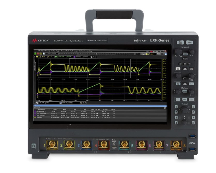 Keysight EXR058A, 500MHz 8 Analog channels Benchtop XR6-class Oscilloscopes