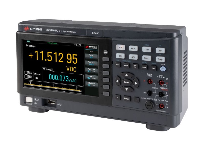 Keysight DM34461A DM6-class Digital Multimeter, 40 ppm Dual-display