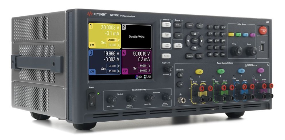 Keysight N6715C NP2-class DC Power Analyzer Mainframe, 600 W, built-to-order