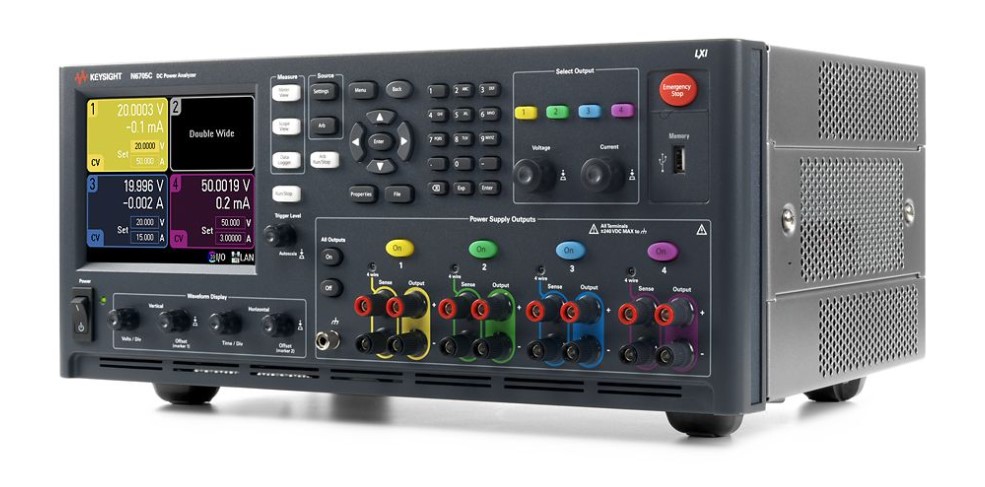 Keysight N6715C NP2-class DC Power Analyzer Mainframe, 600 W, built-to-order