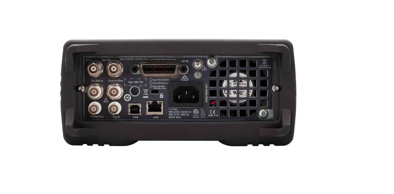 Keysight 53230A, 2-ch FC1-class Frequency Counter, 15 Digits resolution 350 MHz