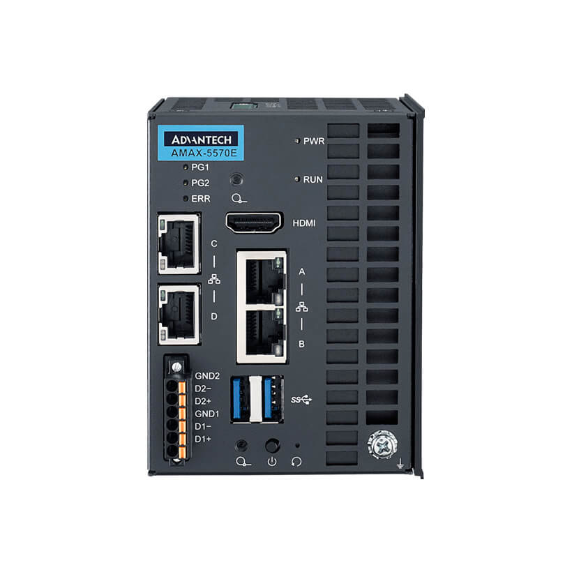 Advantech AMAX-5570E-0100X6A, 1.5GHz Quad-Core, IP20 Automation Controller